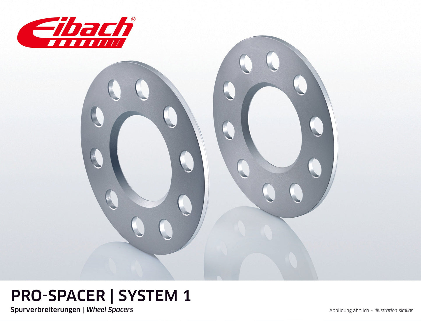 Eibach Pro-Spacer Kit (Pair Of Spacers) 5mm Per Spacer (System 1) S90-1-05-028 (Silver) at £59.42