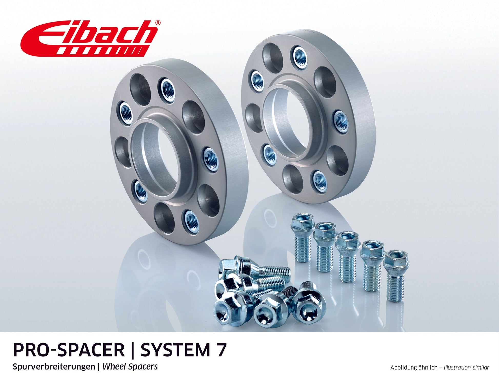 Eibach Pro-Spacer Kit (Pair Of Spacers) 30mm Per Spacer (System 7) S90-7-30-011 (Silver) at £175.85